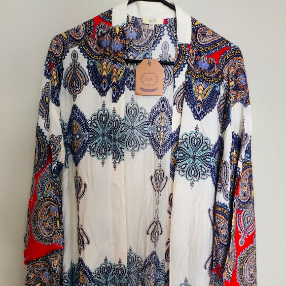NWT Kori America Hobo Kimono M/L - Picture 1 of 4